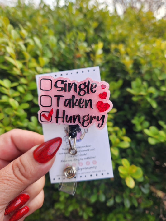 Single-Taken-Hungry Badge Reel