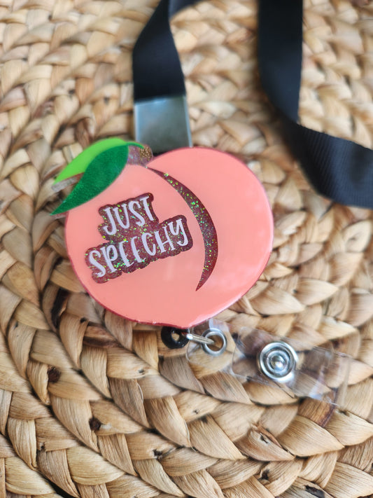Speechy Badge Reel