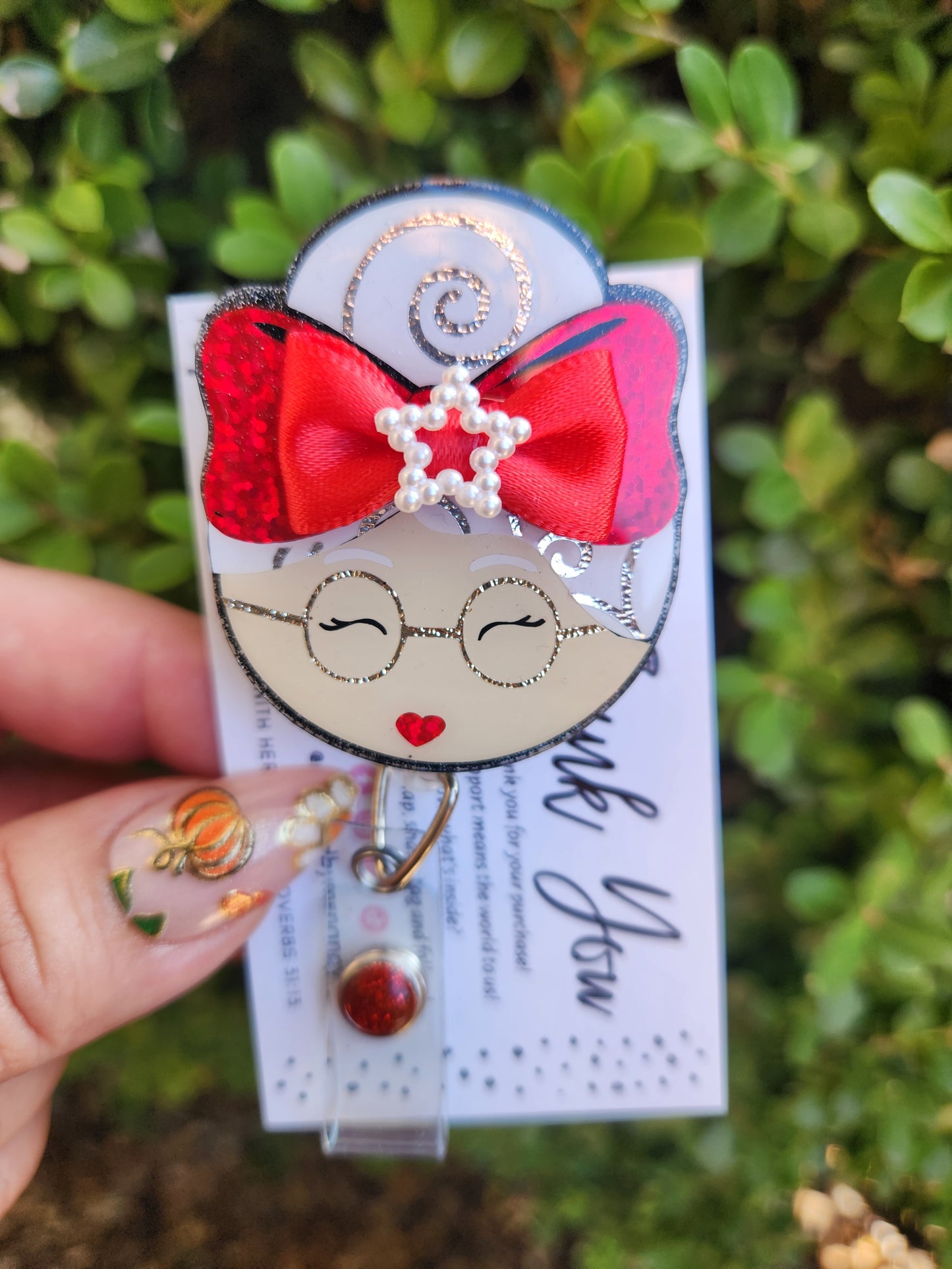 Mrs. Claus Badge Reel