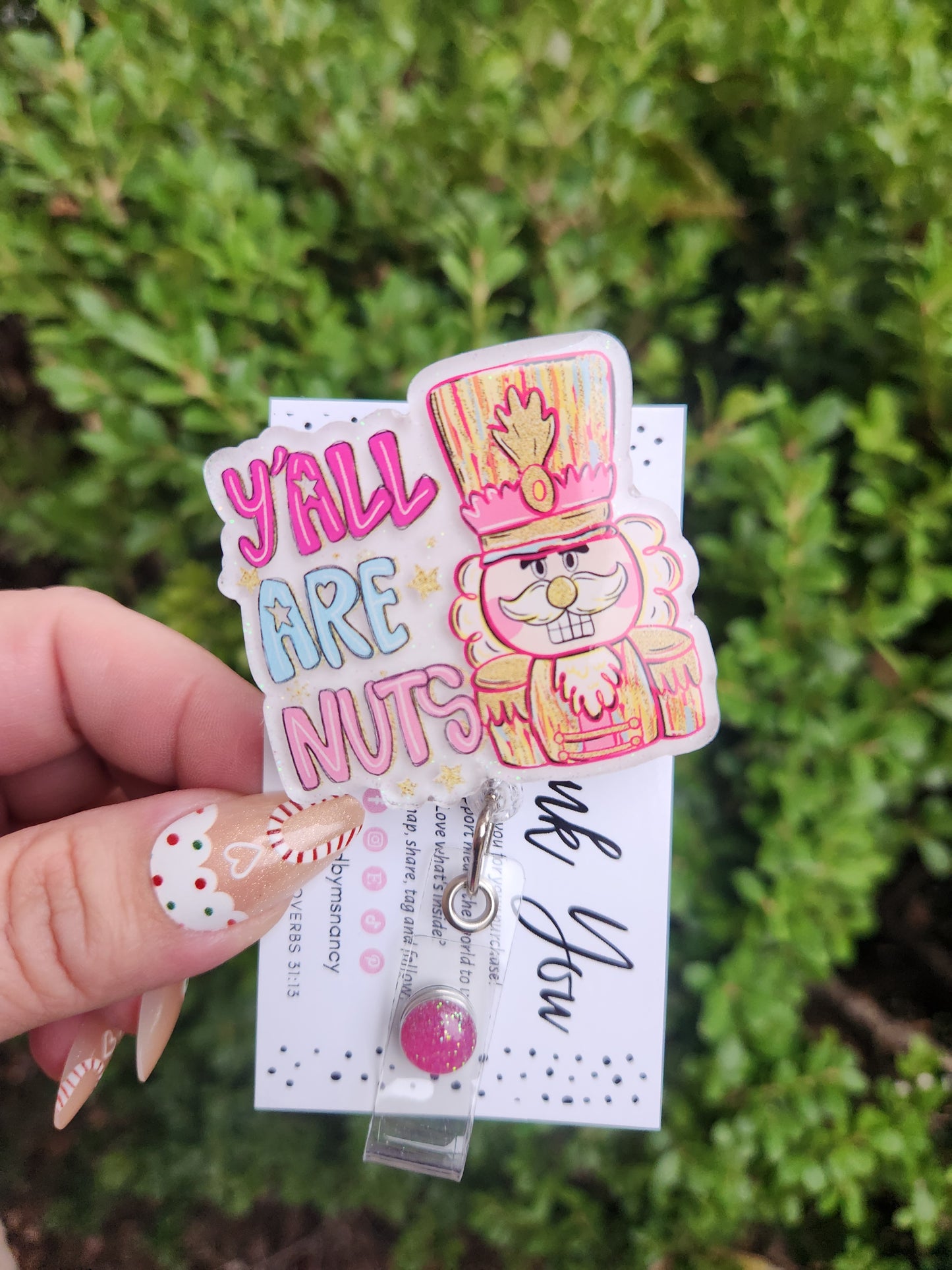 Y'all are Nuts Badge Reel