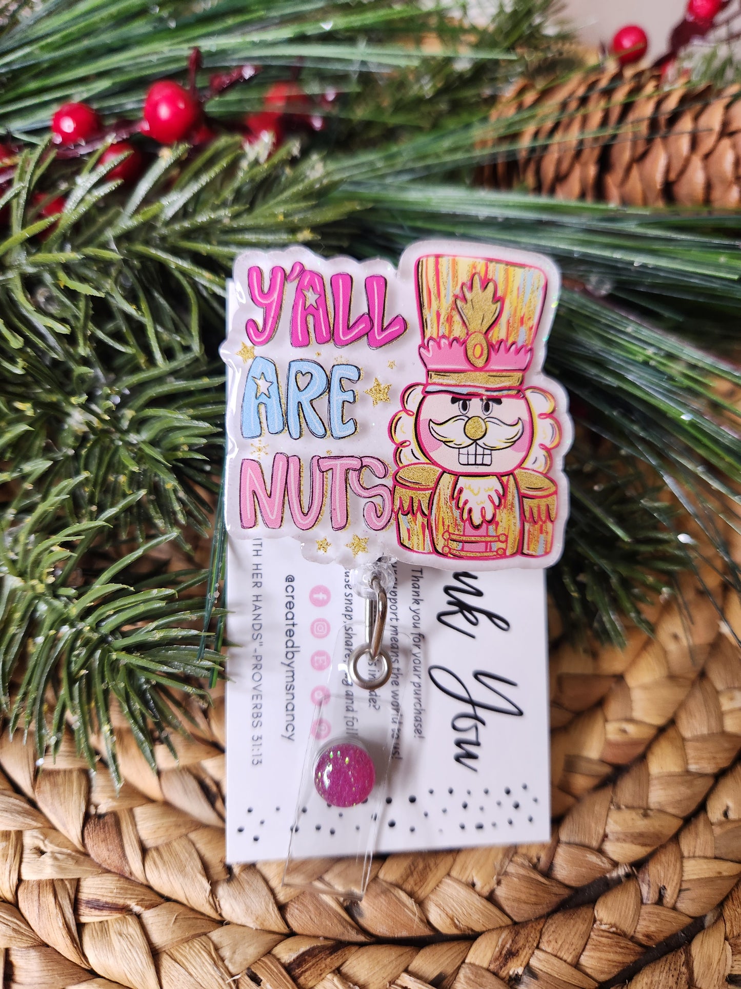 Y'all are Nuts Badge Reel