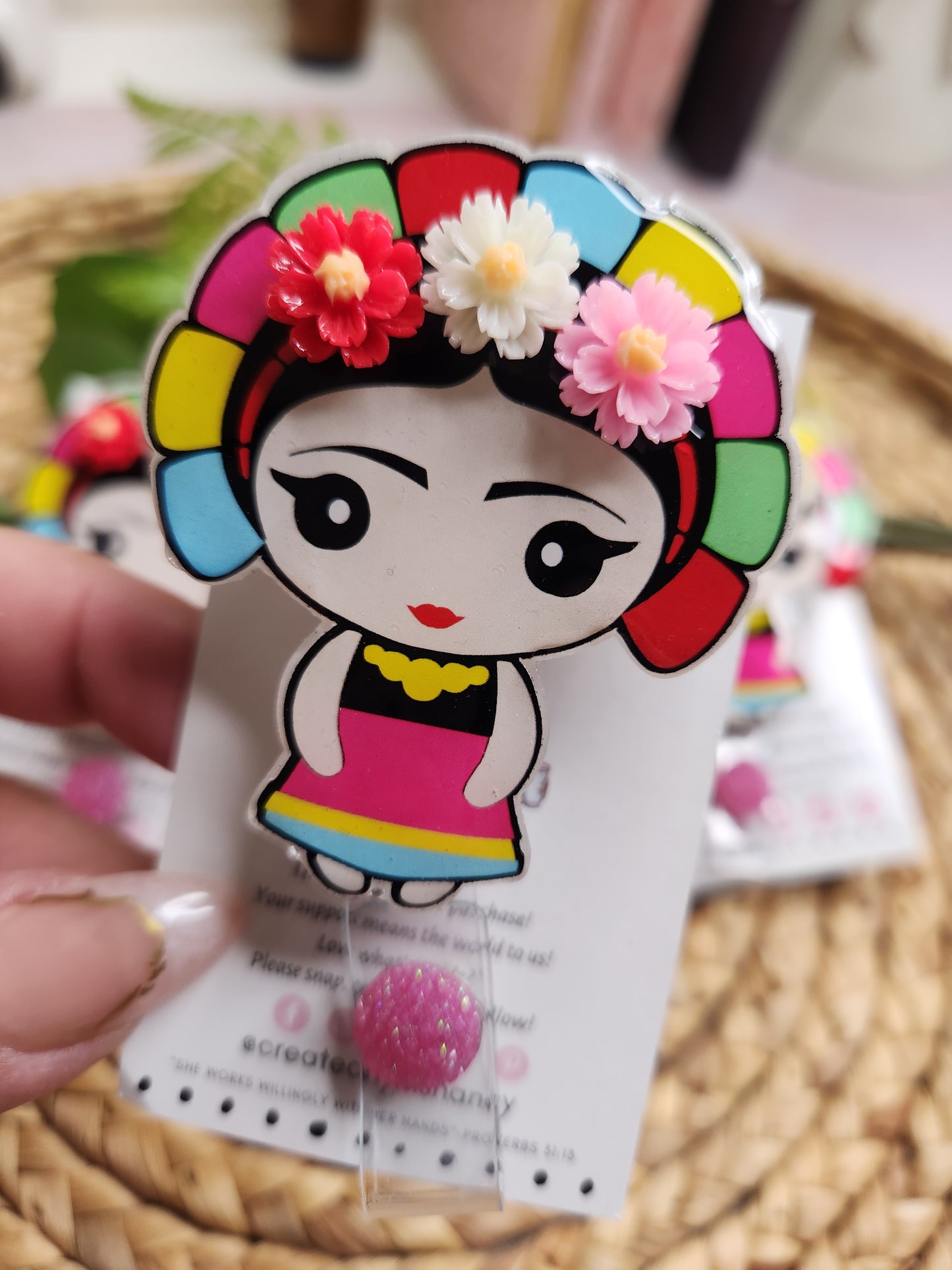 Maria Doll Badge Reel