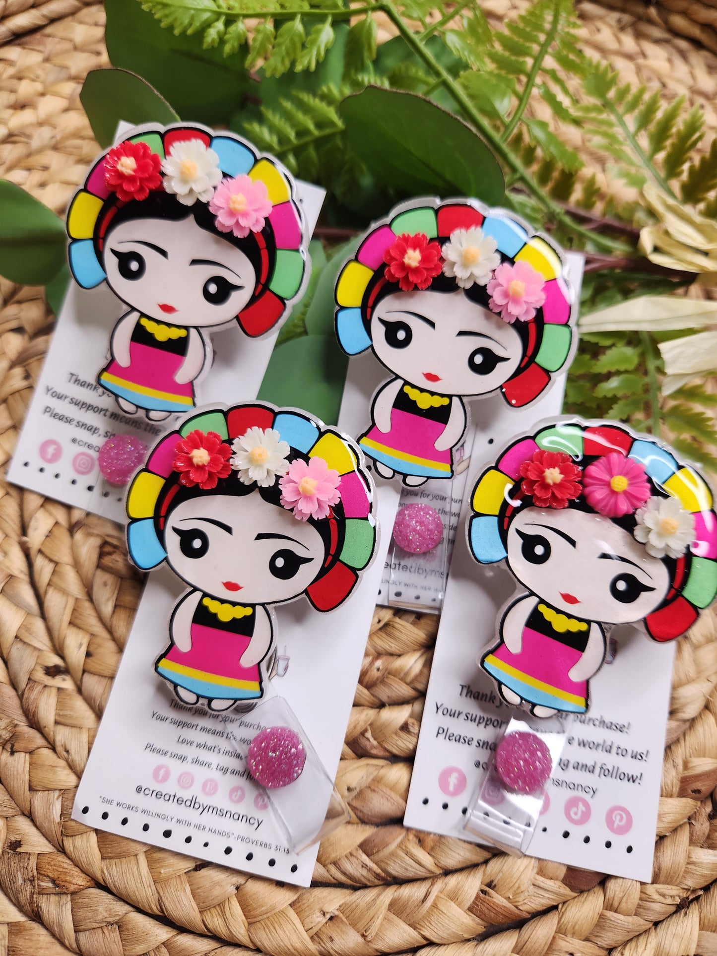 Maria Doll Badge Reel