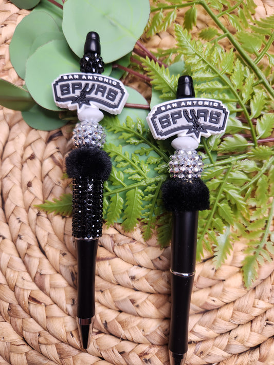 Spurs Beaded Pen