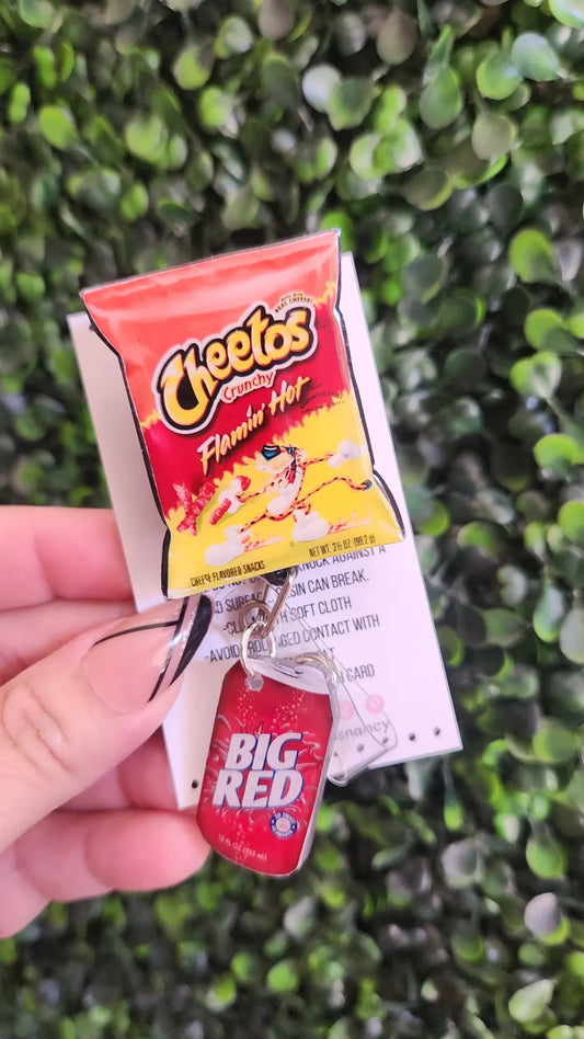 Hot Cheetoes and Big Red Badge Reel
