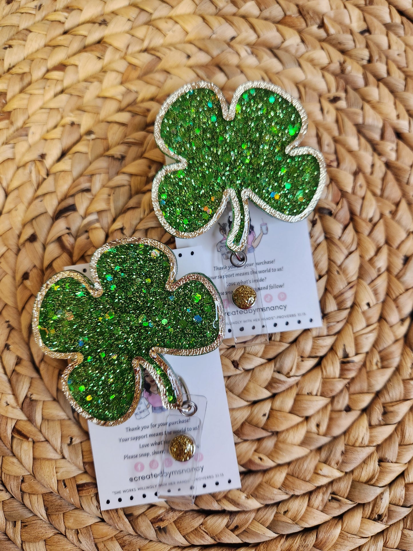 Clover Badge Reel