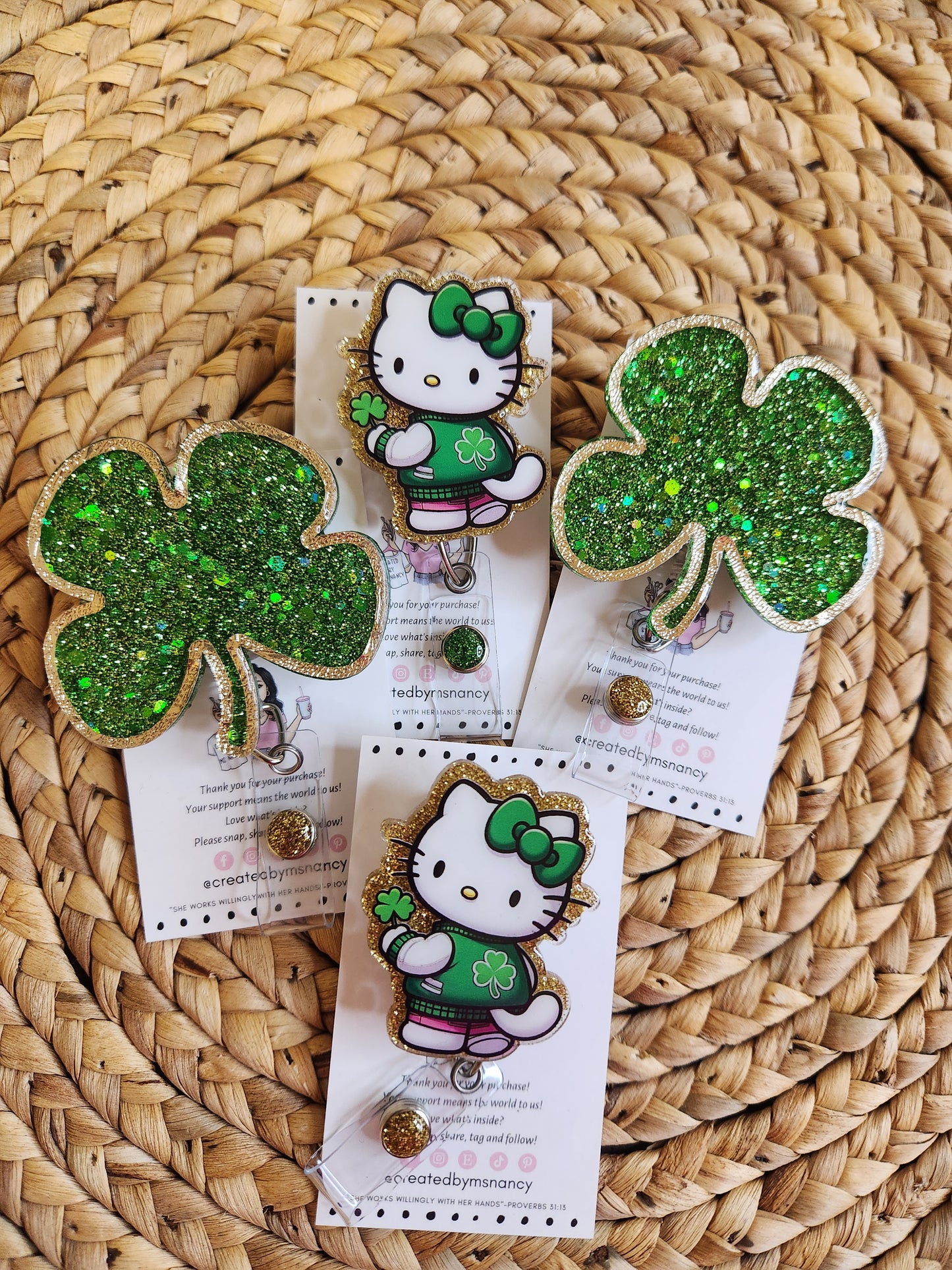 Clover Badge Reel
